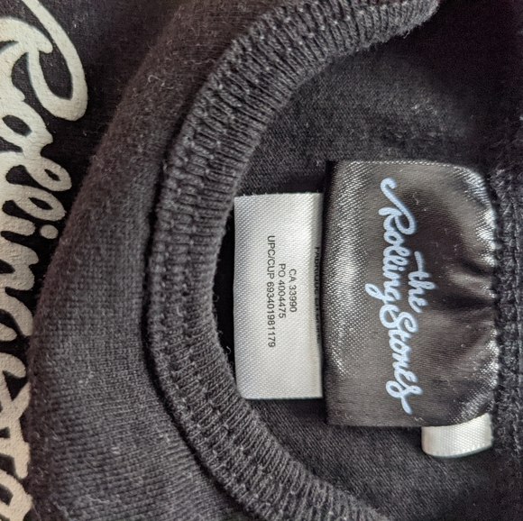 The Rolling Stones black short sleeved onesie - Picture 2 of 3